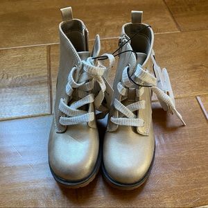 Cat & Jack toddler girl lace up/zip up booties